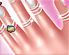 🌈Pride white nails v1