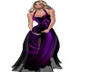 purpleblack gown