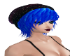 Blue with a stair hat 