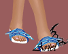 Blue summer sandals!