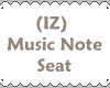 (IZ) Music Note Seat