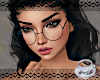 Round Glasses black