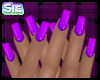 Nails - Ria Purple (med)