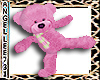 PINK SKATING TEDDY BEAR