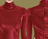 Red Turtleneck Top