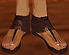 Indian brown sandals