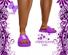 Men Purple Slippers