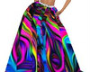 Colorful Abstract Skirt