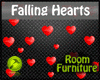 Falling Hearts Red
