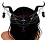 Black Horns Purple Skull