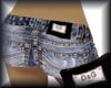 D&G blue denim shorts