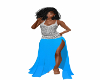 Dimonique Blue Gown