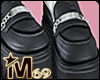 M69 Avery Black Loafers