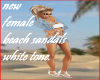 female beach sandals w t