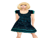 F Child Teal Dress