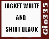 [Gio]JACKET & SHIRT BLK
