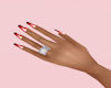 Allure Red Nails