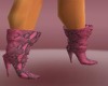pink snake boots 2