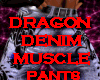 MUSCLE BLUE JEANS DRAGON