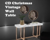 CD Christmas Wall Table