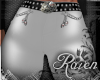 *R* Skull Chains White