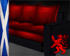 Black / Red Couch