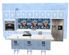 BLUE EAGLE  KITCHEN SET