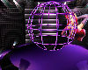 Neon Purple Dance Cage