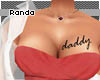 Daddy Chest Tattoo