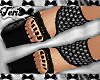 Black Sparkle Wrap Heels