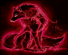Crimson Wolf Fireplace