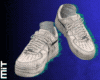 Worn-out sneakers