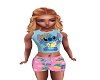 Kids Stitch Short Set