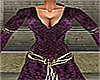 Deep Purple Maiden Gown