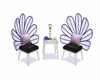 Purple chair set