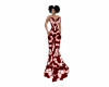 GHDW Maroon/White Gown