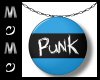 Punk Necklace Blue