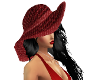red hat with black