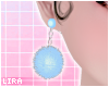 Baby Blue Fluffy Earring