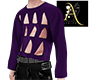 Purple knitted top