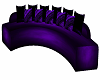 Purple and Black Couch