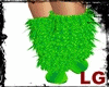 LG Green Fur Boots