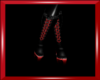 Black boots/red