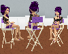 (e)purple princess chair