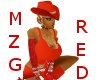 ![mzg]red suede long glo