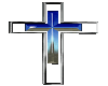 Blue and Silver Cross