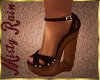 Brown Platform Wedges