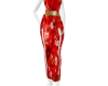cK Dress Orient Red Flwe
