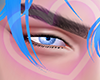 e eyes blue