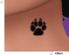 [Gel]WolfPaw Neck Tattoo